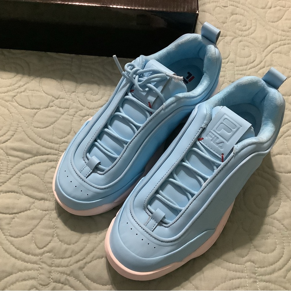 Fila Disruptor Corydalis Blue Sneaker Size 8.5 - New